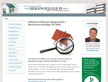 Tablet Screenshot of bsv-krueger.de